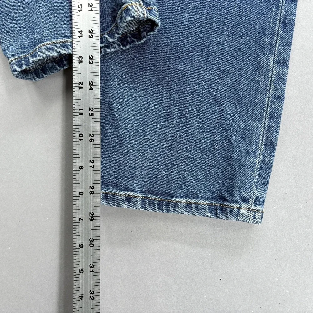 SPRWMN Jeans Womens‎ 30 Blue Skinny Straight High Rise Made In USA Denim Stretch
